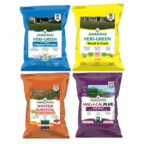 Jonathan Green Program Lawn Care (Pack of 4) (15,000 sq. ft., Designed for Alkaline Soils)