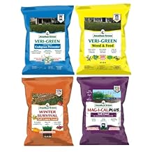 Jonathan Green Lawn Enhancement Fertilizer Program Pack of 4 5,000 Square Feet Coverage, Designed for Alkaline Lawns