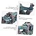 SUPVOX Fish Tank Decorative Aircraft Multi-Purpose Helicopter Ornament for Aquarium Decor Material Easy to Clean for Fish and Shrimp Hiding Spots