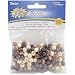 Darice 1905-10 160-Piece Round Wood Bead, 8mm