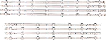 8pcs LED Backlight Bar Fit for Samsung UN50J6200 UN50H6201 UN50H5203 UN50EH5000 UN50EH5300 UN50H6203 UN50FH5030 UN50FH5303 UN50H5000