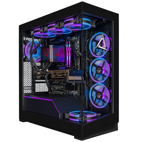 Image of CLX Horus Gaming PC - AMD Ryzen 9 9950X3D 4.3GHz, GeForce RTX 5080, 360mm Tryx AIO, 96GB DDR5 RGB Memory, 4TB 990 EVO M.2, WiFi, Win 11 Home, Black, AI-Accelerated