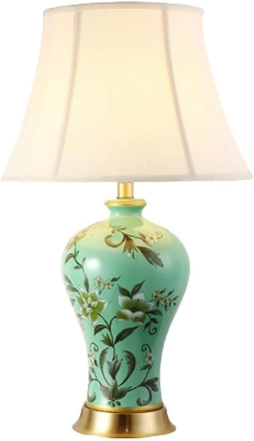 DFAEEKIYO Table Lamps Chinese Ceramic Lamp Retro Painting Bedroom Modern