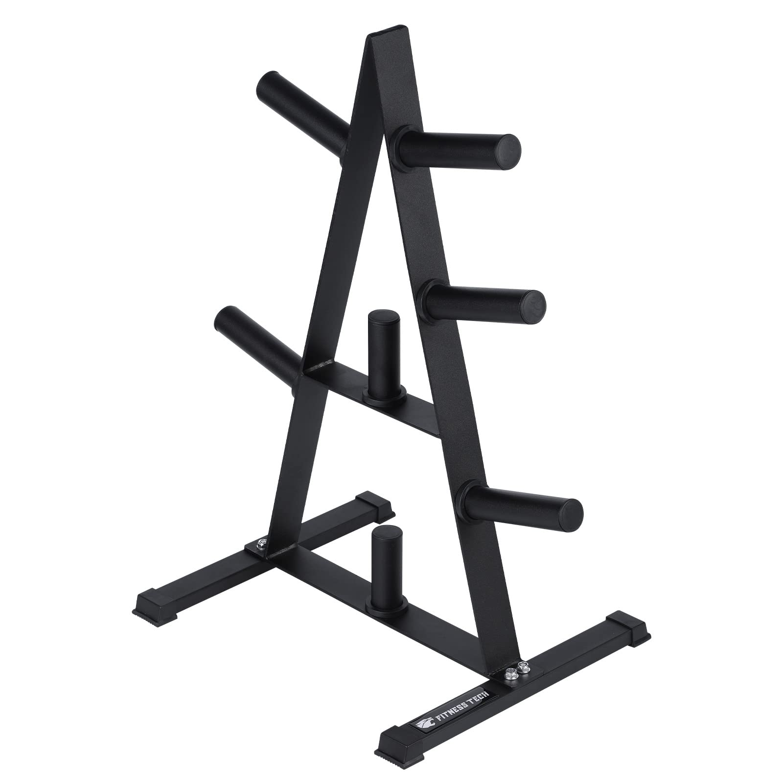 Soporte para Bumper Plates - Rack de Almacenamiento de Discos de 50 mm - Organización de Discos - 80 x 60 x110 Cm - 18 Kg