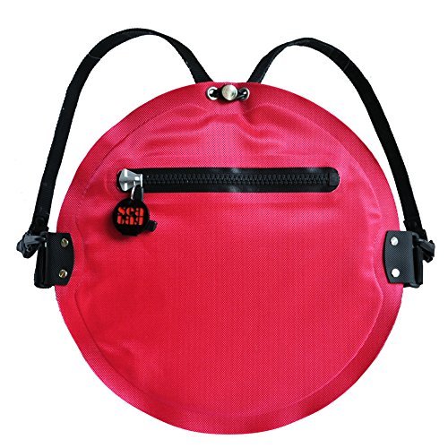 Sac étanche pour le paddle et la plage seabag rouge gonflable adulte 38 cm