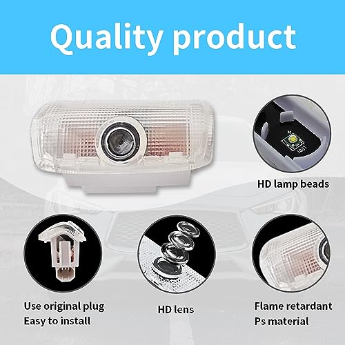 Luces LED Proyector Para Puerta Q50 Azul 2 Piezas miniatura 5