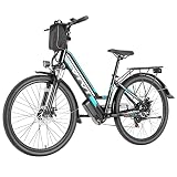 Vivi Electric Bike 26" Electric Bike for Adults Electric Cruiser Bike Commuter Bikes, 500W E Bikes f
