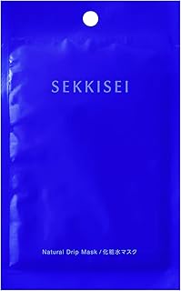 雪肌精 クリアウェルネス ナチュラル ドリップ マスク フェイスマスク 本体 20mL×1枚