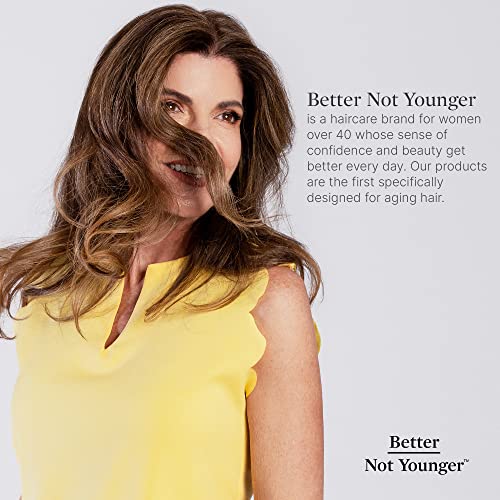 Better Not Younger Silver Lining Purple Shampoo - Sulfate-Free Purple Shampoo For Blonde Hair W Burdock Root, Bamboo, Sage, & Hops - Cruelty-Free White & Grey Hair Shampoo, 8.4 Fl Oz #TOP7