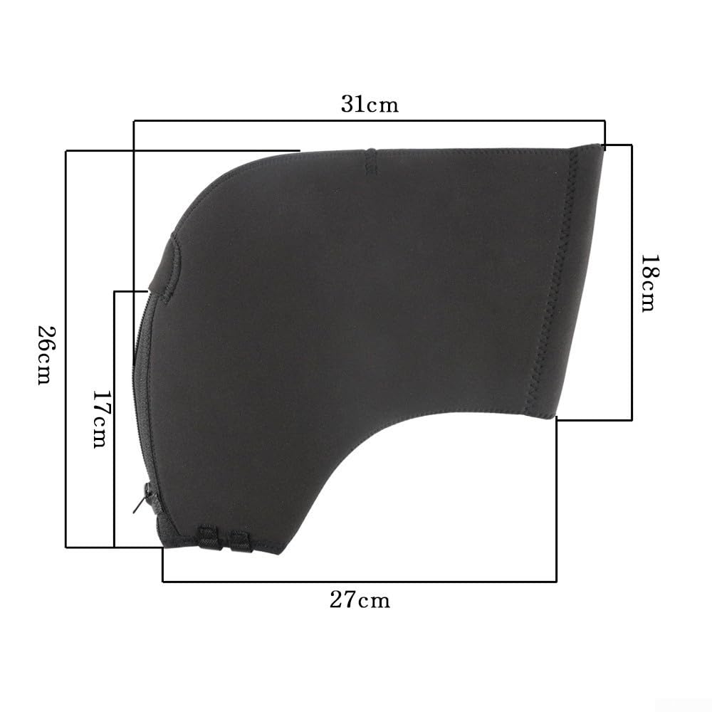 Honseadek Manoplas Bicicleta Invierno SBR Impermeables 31x26cm