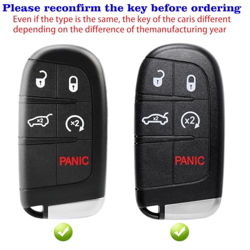 Coque de protection clé ForDodge boîtier télécommande sans clé de rechange - 2