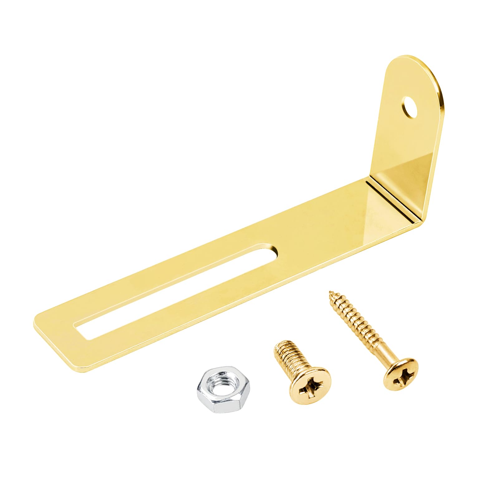 Banworks Metal Support Bracket for Electric Guitar Pickguard - Compatible with EPI Epiphone Les Paul LP Style Guitars JT/HBZJ-01 Golden - Image 3