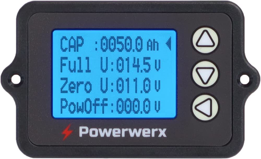 Powerwerx BSM-500 Precision Battery Status Monitor with 500A Shunt