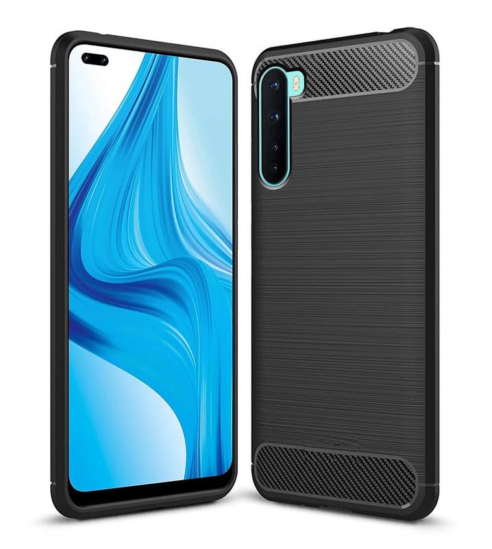 Image of Hybrid Carbon Fiber Back Case for OnePlus Nord (Black)