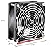 Wathai 120x120x38mm 120mm 24V 2Pin Brushless DC Industrial Cooling Case Fan