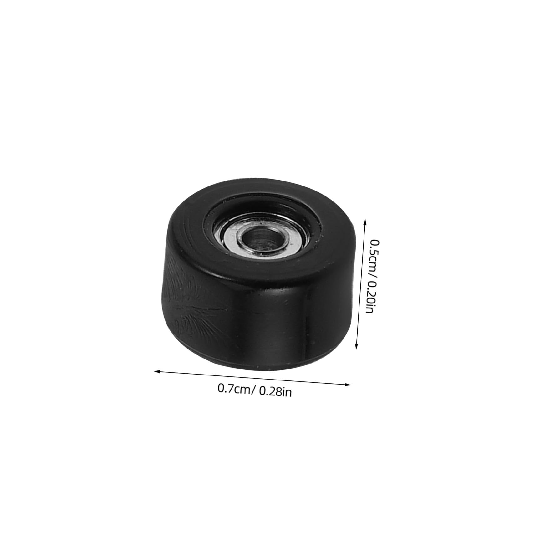 ibasenice Finger Skateboard Wheel Set with Highspeed Bearings Reusable and Stylish for Skaters