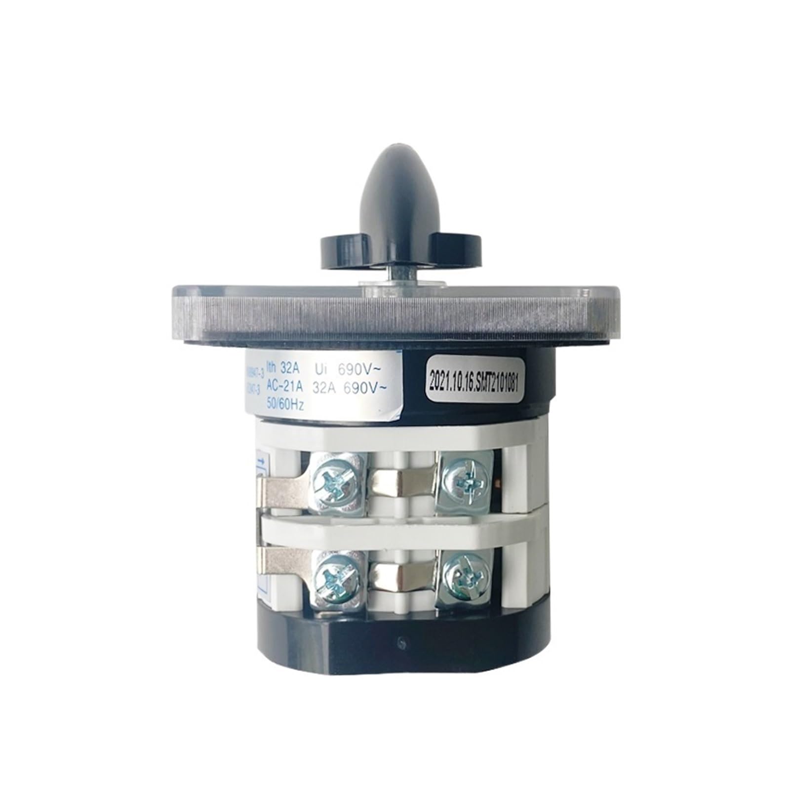 Interruptor selector principal de leva YMZ12-32/2, giratorio, de 0 a 4 posiciones, multipaso, bipolar, 32 A, 690 V, LW31