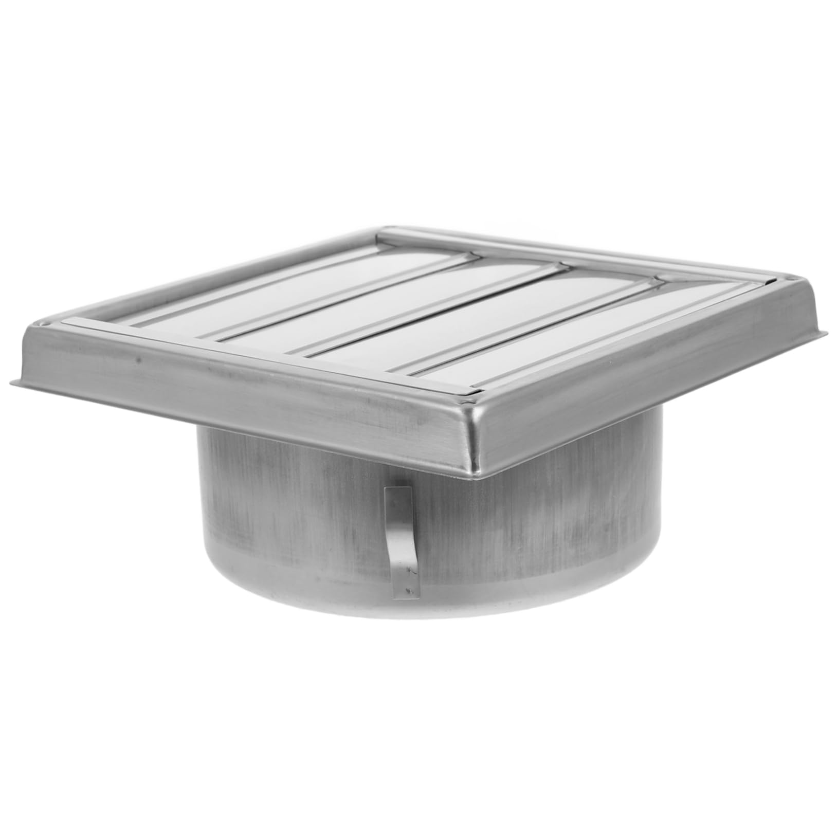 NUOBESTY Rejilla de Ventilación Cuadrada Color Plata de Acero Inoxidable Cubierta de Ventilación y Duradera para Baño y Edificios Comerciales