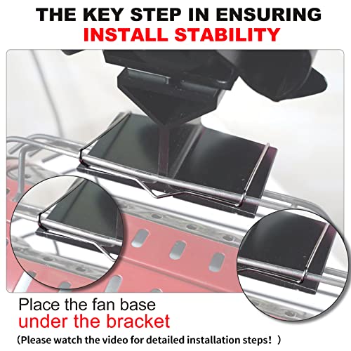 Jossacolar Wood Stove Fan For Buddy Heater, Heat Powered Fireplace Fan Thermoelectric Thermal Fan Eco Fans With Bracket Fixed On Propane Space Heater/Mr. Heater, Camping Outdoor/Indoor Use #TOP2