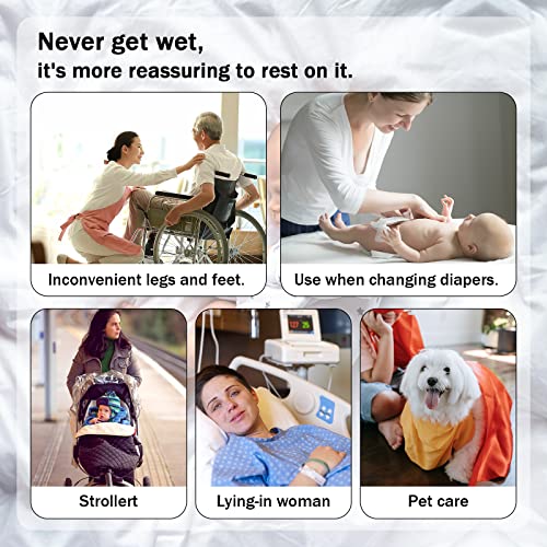 Foryee Disposable Changing Pad Liners For Baby 17 X 13 Inches (50 Pack) Waterproof Underpads Soft Non-Woven Fabric Breathable Changing Pad For Changing Table - White #TOP5