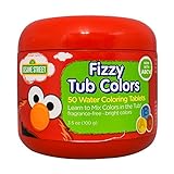 Sesame Street Fizzy Tub Colors 3.5 Ounce (50 Tablets)