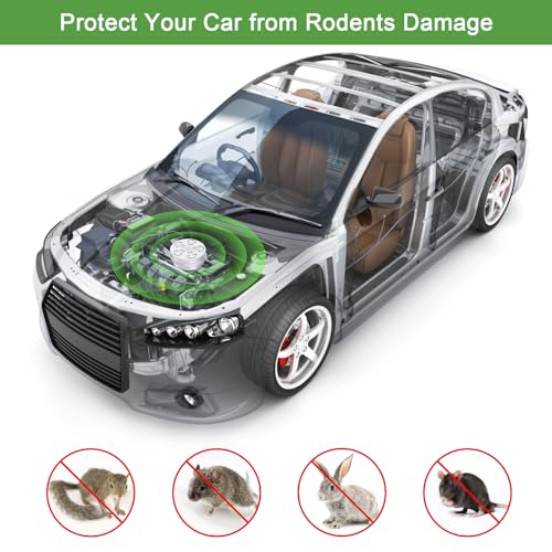 Wanqueen 4 Pack Mouse Repellent For Car Engines, Peppermint Oil To Repel Mice And Rats thumb #1