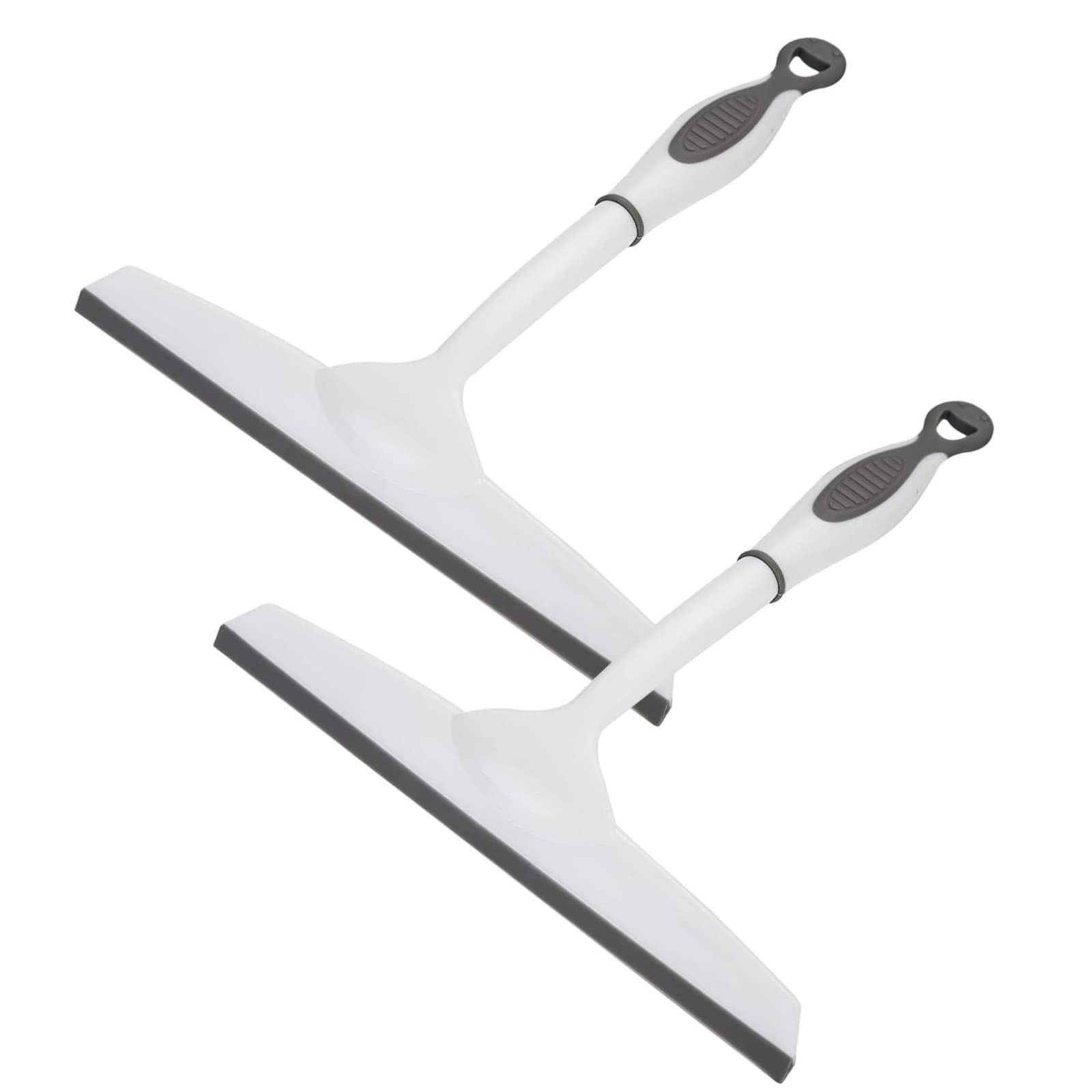 Shower Squeegee Pack of 2 Can be Used for Windows, Bathroom, Shower Doors, Mirrors, Tiles, Car