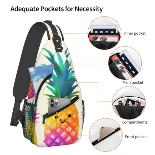 Morral cruzado diagonal estilo sling para hombro miniatura 4