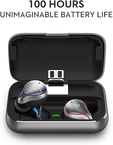 Miniatura 5 de MIFO O5 Plus Gen 2 Versión actualizada 2022 auriculares inalámbricos Bluetooth 5.0 con funda de carga de 2600 mAh, auriculares inalámbricos de