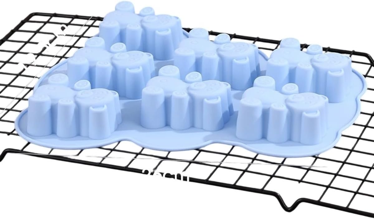 Bear Chocolate Mold Heart Silicone Candy Mold Cute Ice Cube Ice Tray Fondant Molds Diy Birthday Party Cake Decorating Tools PDNLVHV2025