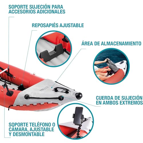 Kayak Intex Excursion Pro K2 robuste pour naviguer à deux sans encombre - 4