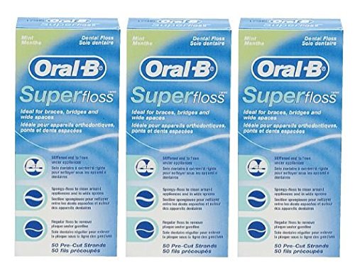 オーラルB スーパーフロス ミント Oral-B Super floss 50本 × 3個