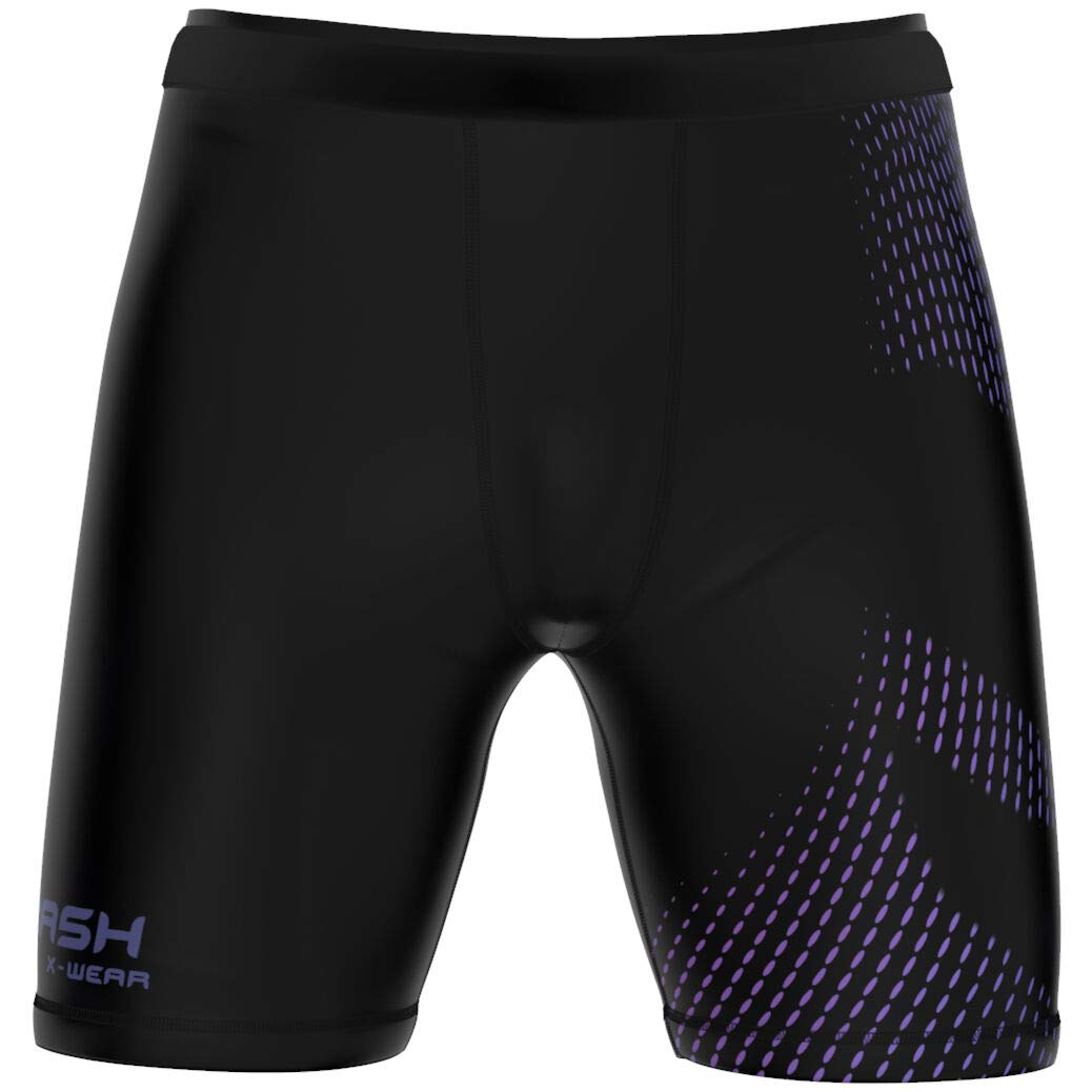 SMMASH Kompressionshose Herren Laufhose Kurz Leggings Sportleggings Für Männer Atmungsaktiv Second Skin Technologie Running Hose Leicht Sporthose