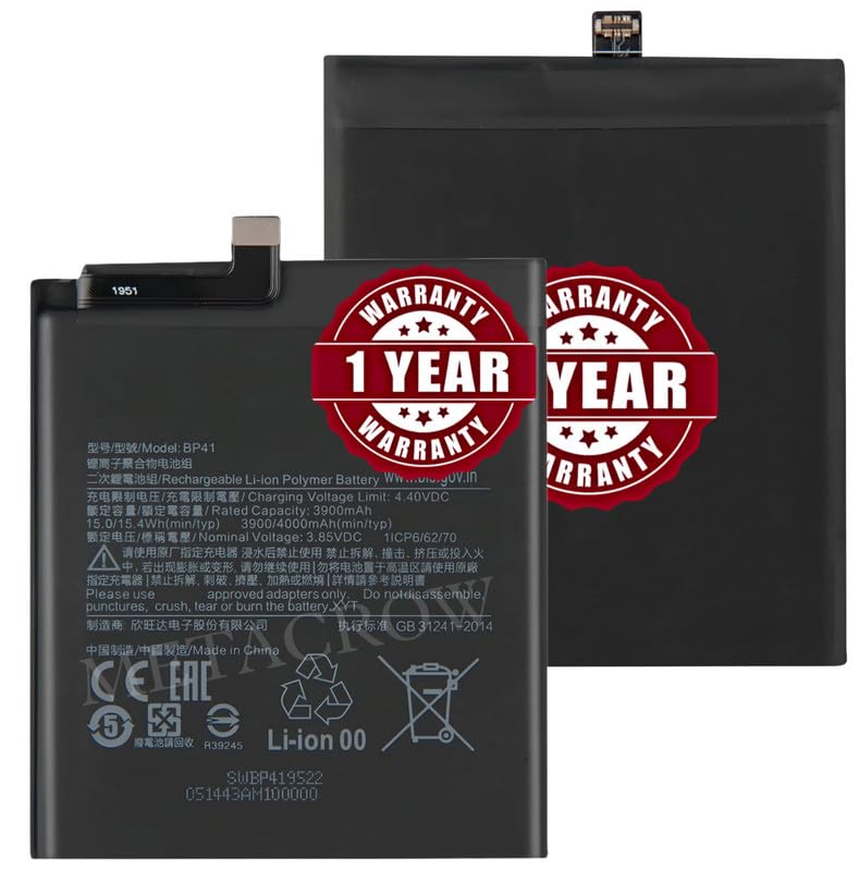 Image of Original BP41 Battery Compatible for Xiaomi Redmi K20 | Xiaomi Mi 9T - (4000mAh) - 1 Year Warranty JK1