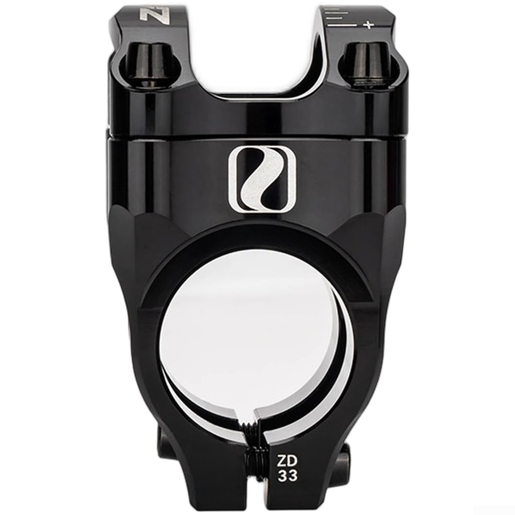 GLOBALHUT Aluminum MTB Bicycle Stem, Bicycle Handlebar Stem, Aluminum, Suitable for MTB, Road Bike, Enhanced Control(Black)