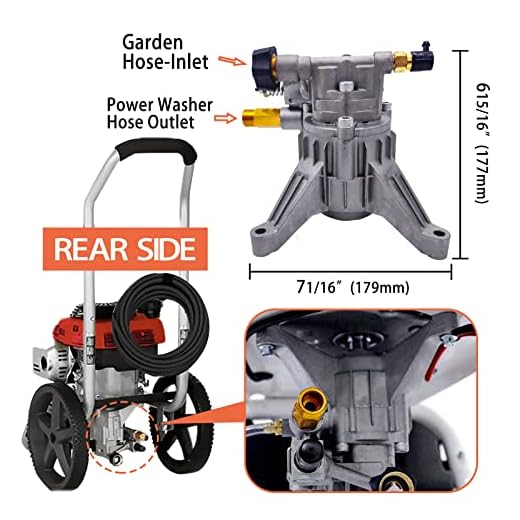 Vertical Pressure Washer Pump Replacement 2800 PSI
