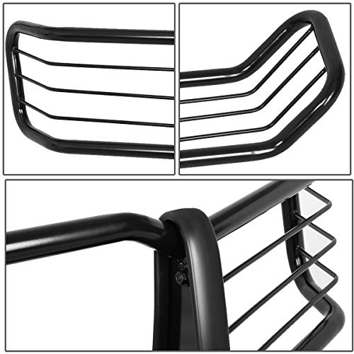 Image of DNA MOTORING GRILL-G-080-BK Mild Steel Front Bumper Brush Grille Guard Compatible with 11-14 Sierra 2500HD /3500HD