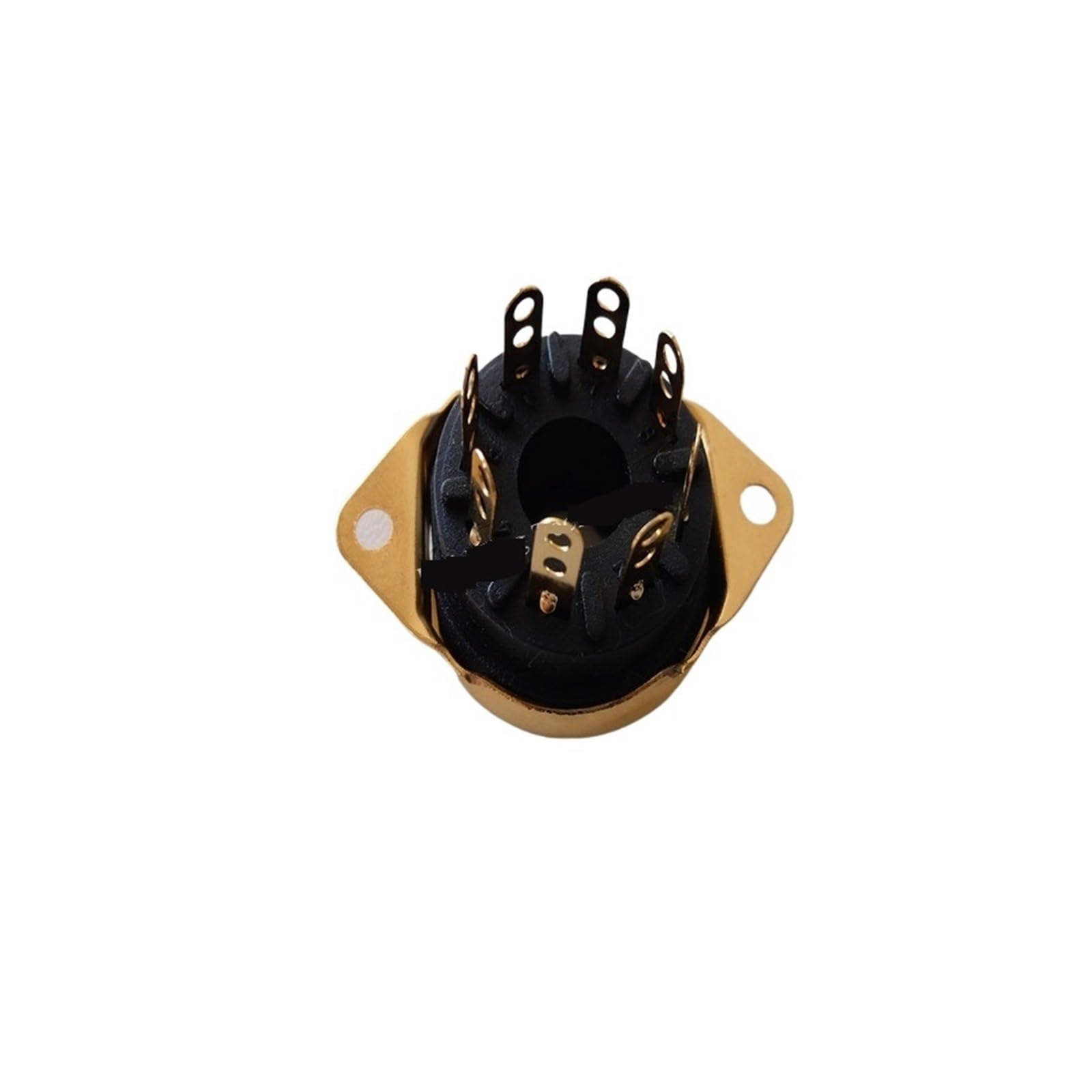 Zoccoli per Tubi in Ceramica Zoccoli for Tubi in Ceramica GZS8-B GZS8-BG Zoccoli for Tubi Sella 8 Pin Piedini argentati for Amplificatore KT88 EL34(GZS8-B 8pcs)