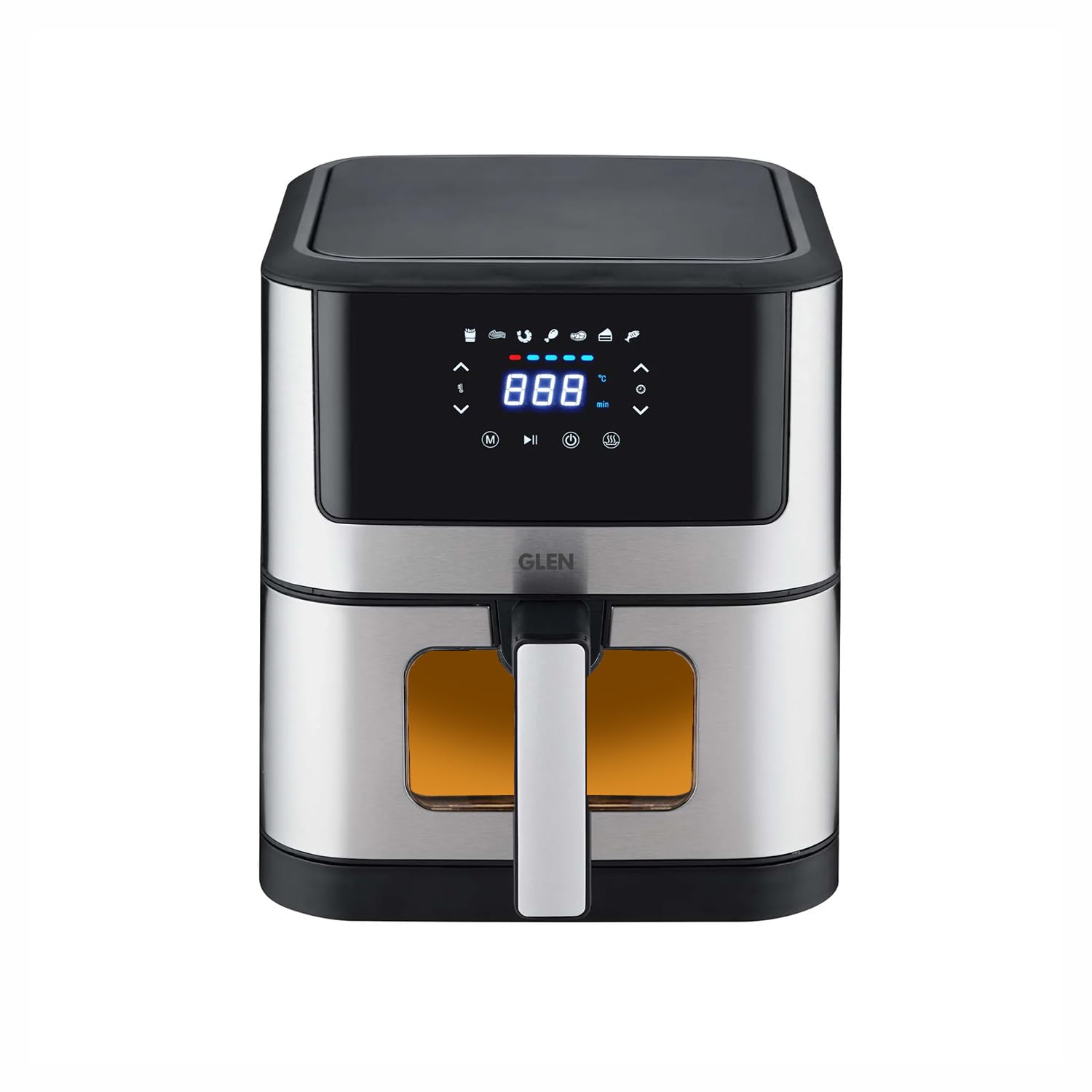 Glen Digital Air Fryer, 6 Litre, 1500W, Digital Controls with 7 Pre-Set Menus, Adjustable 60-Minute Timer, Temperature Control, Fry, Grill, Roast & Bake with Less Oil, Large - Black (SA3043DSS)-image-29