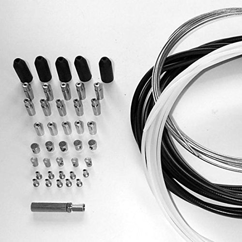 Venhill VWK002-BK Universal Motorcycle Shop Multi Clutch Cable Kit