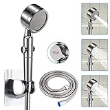 【Stopp Wasserstopp-Taste】 Erhöhen Sie die Stopp-Wasserstopp-Taste am Griff. Die Wasserversorgung kann bei Bedarf sofort gestoppt werden, und es ist bequem zu bedienen, ohne Wasser zu verschwenden. Spart effektiv 30% Wasser.