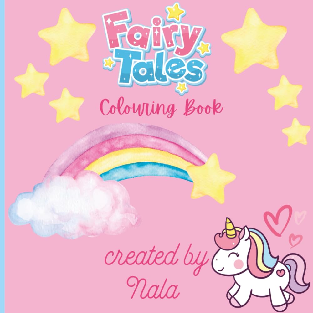 Fairy Tales Colouring Book: Creative Fun for Kids Who Love Magical adventures