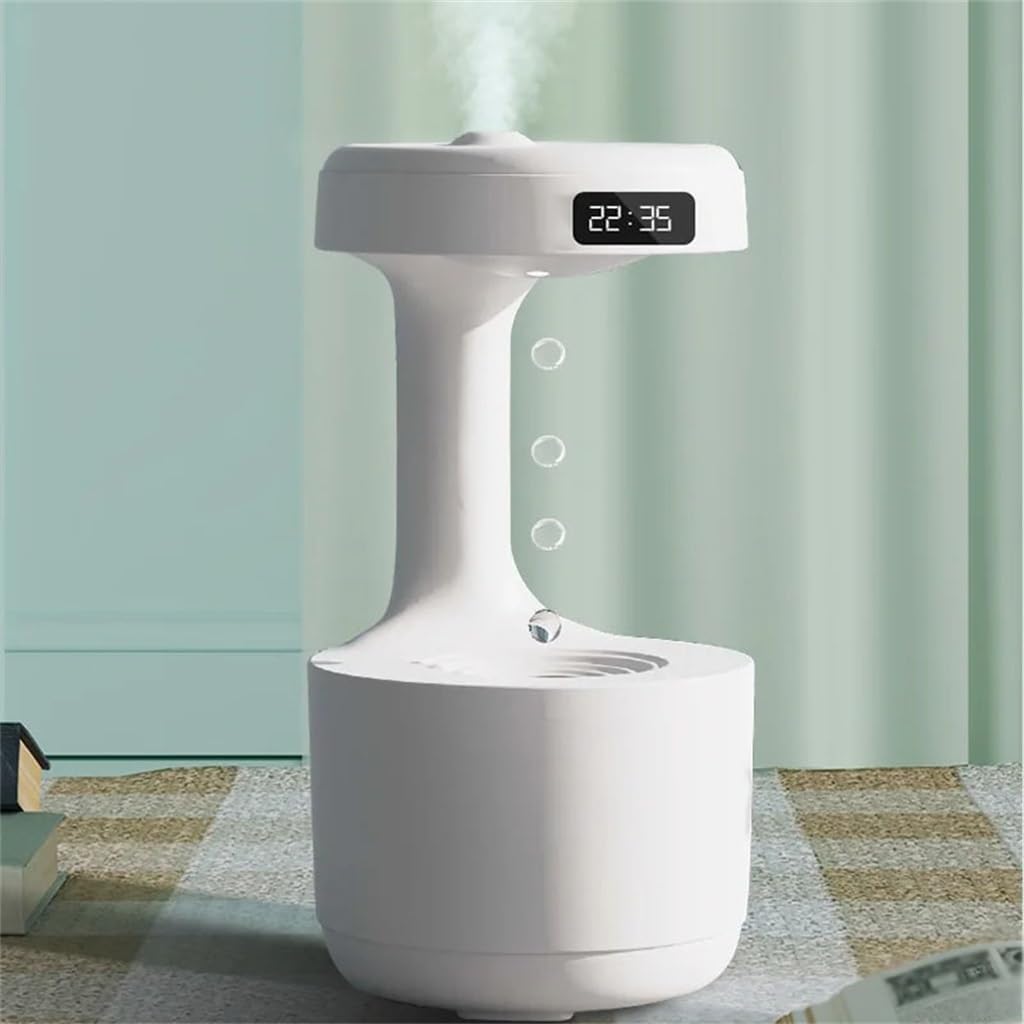 Water Drops Air Humidifier Essential Oil Diffuser Night Gently Mist Decorations