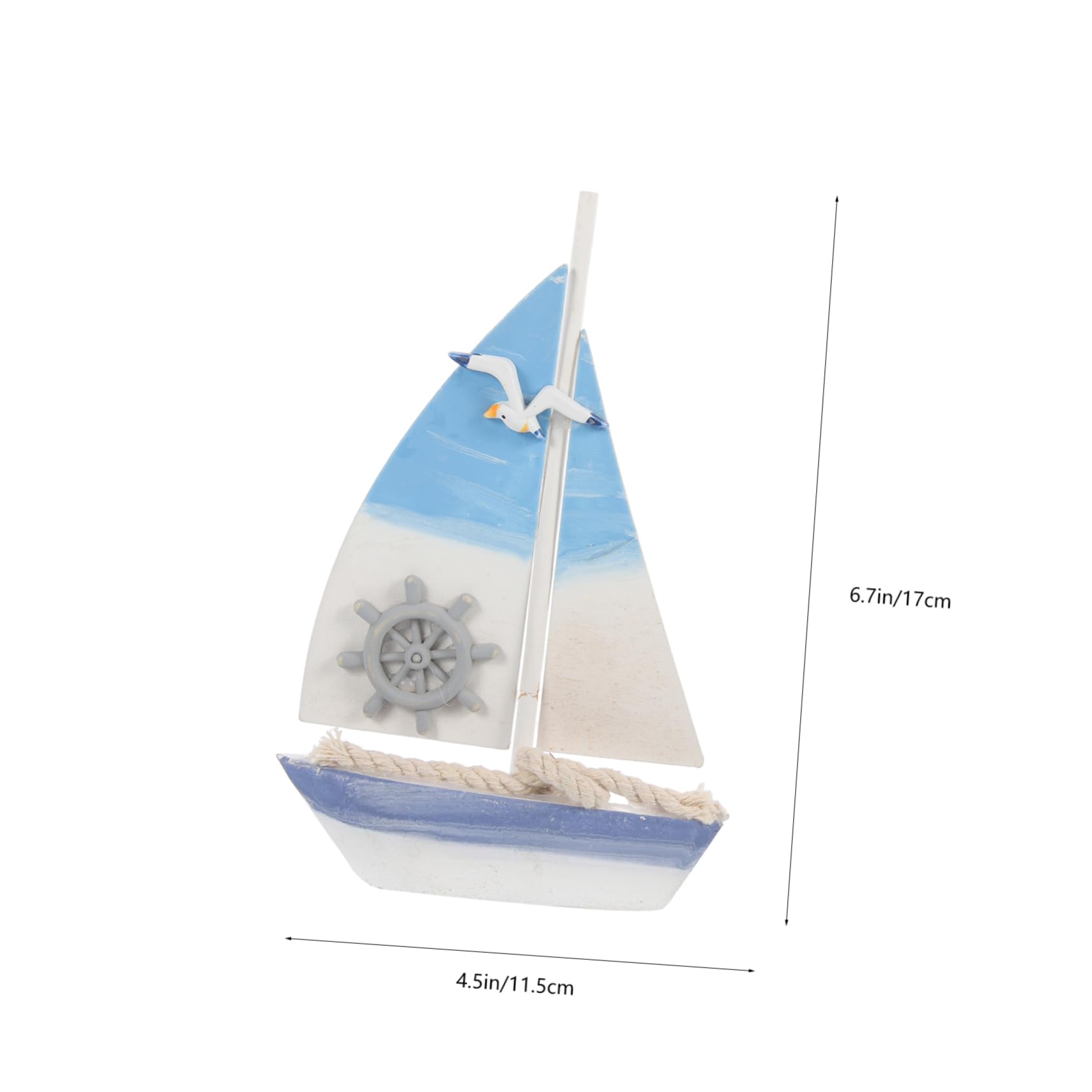 Décoration Bateau Pirate En Bois - Modèle Voilier Style Nautique - Pour Bureau, Salon, événements (33 Cm)