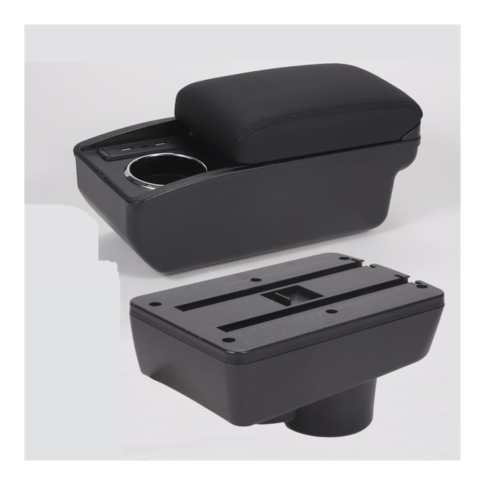 Aierdeyp B2 Black Line 6Usb Car Armrest Box For Opel For Corsa F 2019-2026