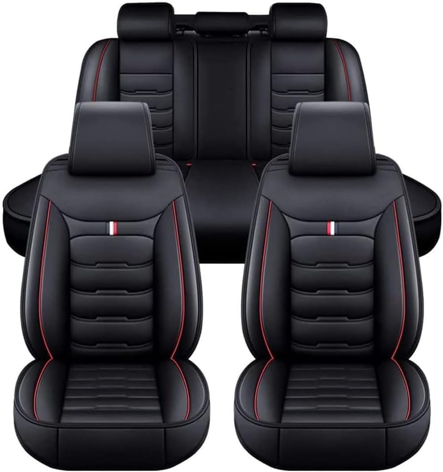 Leren Autostoelhoes Voor Fiat Panda 2015 ,5 Stoelen