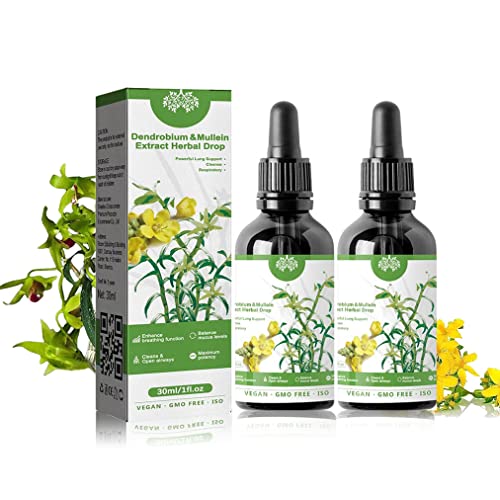 Cuidado Para El Cabello, Personal Care Appliances Bssaa 2023 New Clearbreath Dendrobium & Mullein Extract Herbal Drops for Powerful Lung Support 30ml(2 Pcs)