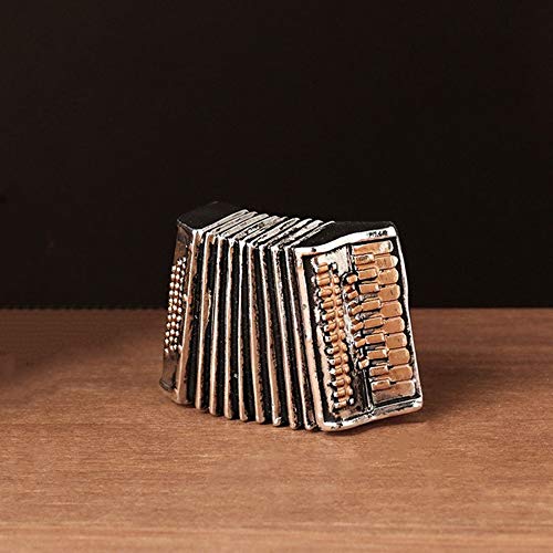 HUANLEGOU Sculpture Déco Nostalgique Mini Radio Pianos Caméras Téléphone Modèle Antique Imitation Nostalgie sans Fil Ornement Artisanat Bar Décor À La Maison GIF, 3 Cover