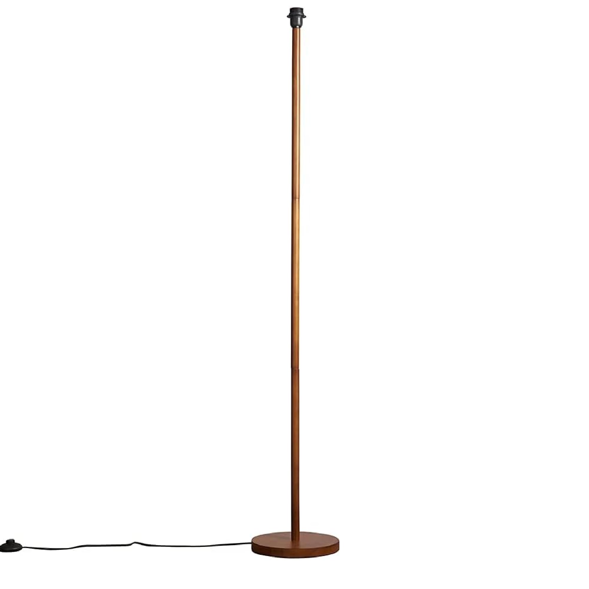 Minisun Brown | Modern Scandi Floor Lamp Base In A Dark Wooden Finish | Floor Lamps & Torchieres, Home Décor & Improvement Essential