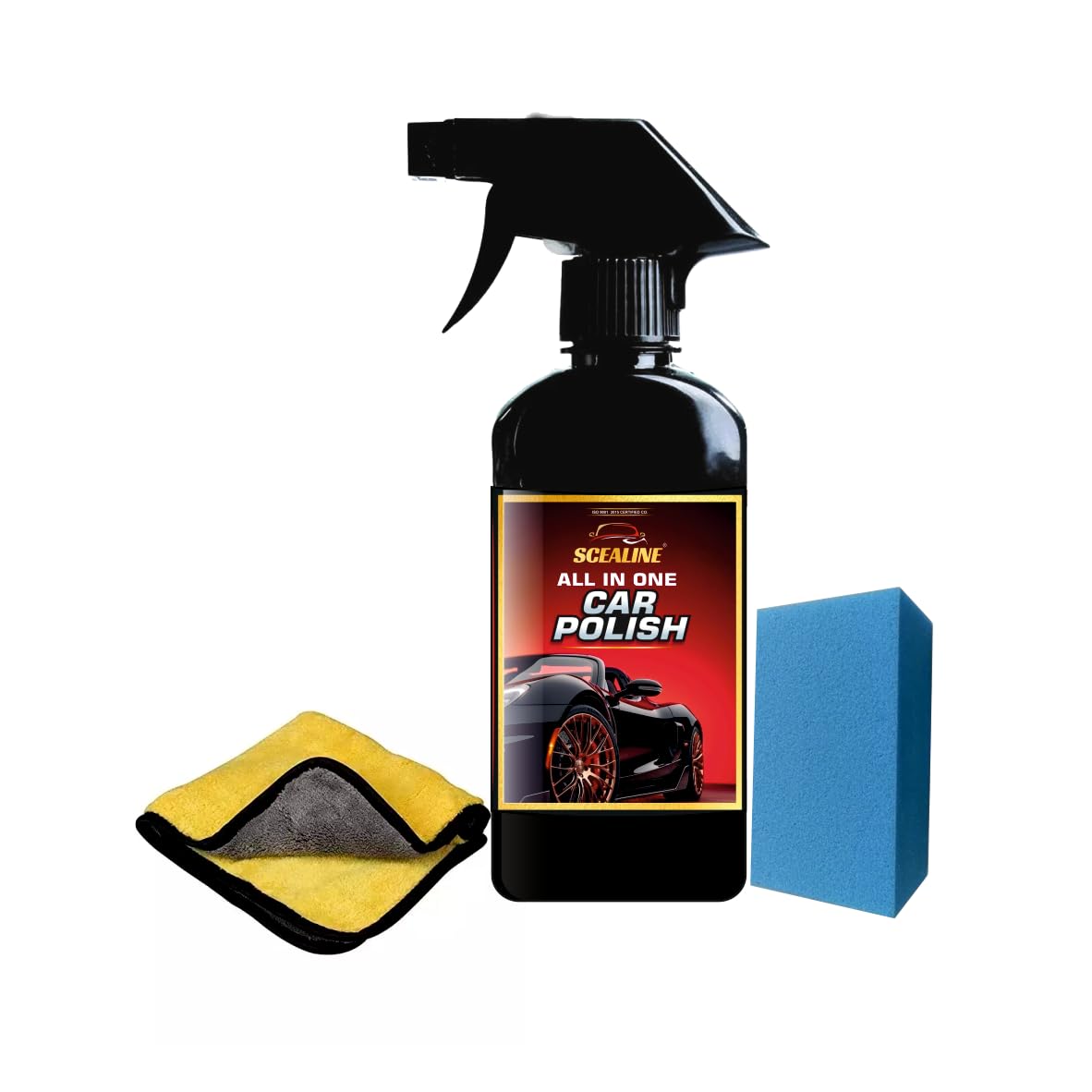 All in One Polish Shiner Multipurpose Liquid Polish for Car, Bike, Scooter, Household, Office Care | High Gloss | For Interior & Exterior Surfaces with Applicator Pad (200ml)-picture-39
